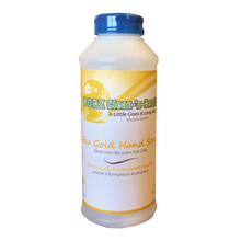 Load image into Gallery viewer, image of 6.5 oz eco gold hand soap powder bottle by worx clean and gentle brand