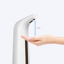 Load image into Gallery viewer, showing a person using hand soap dispenser automatic distribution hands free 5 cm from the nozzle for worx clean and gentle soap